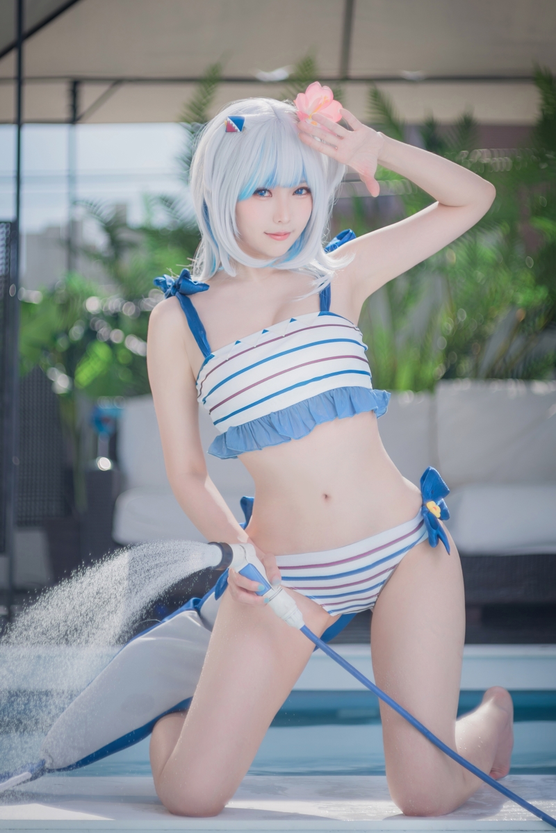 ElyEE子 Gawr Gura Swimsuit [26P-51MB]